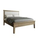 Helston 5'0 Bed with Fabric Headboard & Low Footboard Set additional 2