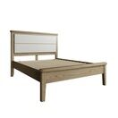 Helston 5'0 Bed with Fabric Headboard & Low Footboard Set additional 1