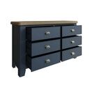 Helston 6 Drawer Chest of Drawers Blue additional 3