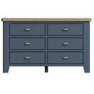 Helston 6 Drawer Chest of Drawers Blue additional 4