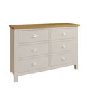 Redcliffe 6 Drawer Chest Of Drawers Dove Grey additional 2