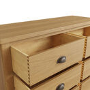 Redcliffe 6 Drawer Chest Of Drawers Rustic Oak additional 7