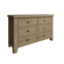 Helston 6 Drawer Chest of Drawers Smoked Oak additional 2