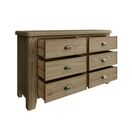 Helston 6 Drawer Chest of Drawers Smoked Oak additional 3