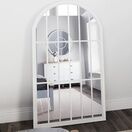 Accent Mirror Distressed White additional 6