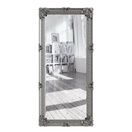 Accent Mirror Silver Painted Wooden Frame additional 4
