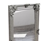 Accent Mirror Silver Painted Wooden Frame additional 6