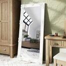 Accent Mirror White Painted Wooden Frame additional 2