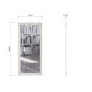 Accent Mirror White Painted Wooden Frame additional 3