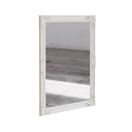 Accent Mirror White Painted Wooden Frame additional 1