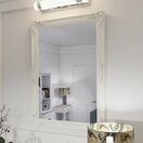 Accent Mirror White Painted Wooden Frame additional 2