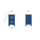 Redcliffe Bedside Cabinet  Blue additional 9