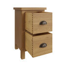 Redcliffe Bedside Cabinet  Rustic Oak additional 3