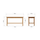 Normandie Coffee Table  Light Oak additional 3