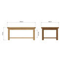 Country St Mawes Coffee Table  Medium Oak finish additional 2