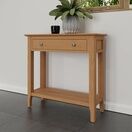 Normandie Console Table Light Oak additional 1