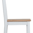 Tresco White Ladder Back Wooden Dining Chair additional 7