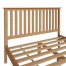 Normandie Double Bed Frame Light Oak additional 7