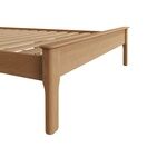 Normandie Double Bed Frame Light Oak additional 4