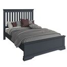 Salcombe Double Bed Frame Midnight Grey additional 5