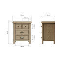 Helston Extra Large Bedside Cabinet additional 9