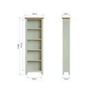 Redcliffe Large Bookcase  Dove Grey additional 7