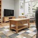 Redcliffe Large Coffee Table  Rustic Oak additional 2