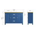 Redcliffe Large Sideboard Blue additional 9
