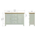 Redcliffe Large Sideboard Dove Grey additional 9