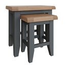 Tresco Nest of 2 Tables Charcoal additional 2