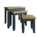 Helston Nest of 3 Tables Blue additional 5