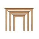 Normandie Nest of 3 Tables Light Oak additional 7