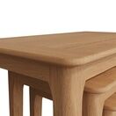 Normandie Nest of 3 Tables Light Oak additional 6
