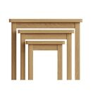 Redcliffe Nest Of 3 Tables Rustic Oak additional 3