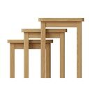 Redcliffe Nest Of 3 Tables Rustic Oak additional 4
