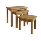 Redcliffe Nest Of 3 Tables Rustic Oak additional 6