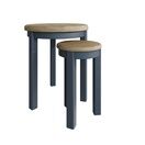Helston Round Nest of Tables Blue additional 5