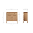Normandie Small Sideboard Light Oak additional 3