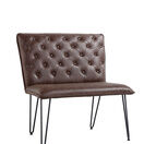 Studded back Bench Brown additional 1