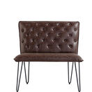 Studded back Bench Brown additional 4