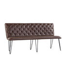 Studded back Bench Brown additional 1