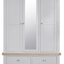 Tresco Grey 3 Door Wardrobe with Mirror additional 2