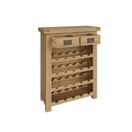 Country St Mawes Wine Cabinet Medium Oak finish additional 7