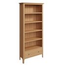 Normandie Wooden Bookcase Light Oak additional 1