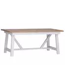 Elberry 1.8m Butterfly Extending Table White additional 3