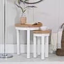 Elberry Round Nest Of 2 Tables White additional 2