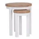 Elberry Round Nest Of 2 Tables White additional 3
