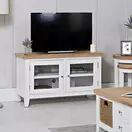 Elberry Standard TV Unit White additional 2