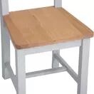 Elberry Ladder Back Chair Wooden Seat Grey Pair additional 3