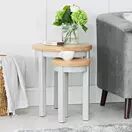 Elberry Round Nest Of 2 Tables Grey additional 2